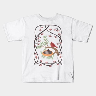 Cardinal bird Kids T-Shirt